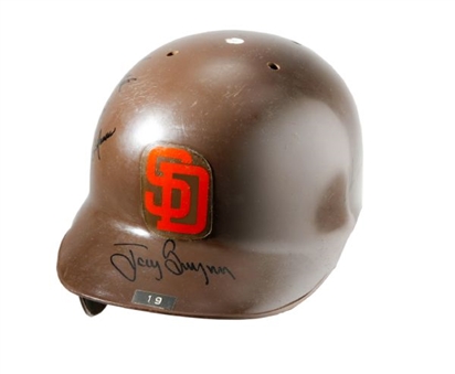 Tony Gwynn Game-Used San Diego Padres Batting Helmet Signed By Gwynn & 8 Others Including Roberto Alomar